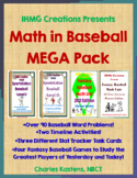 Math in Baseball MEGA Bundle Pack--Word Problems I & II + 