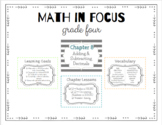 Math in Focus Grade 4 Focus Wall (Chapters 1-14)
