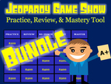 Math Review: Jeopardy Game Show Bundle