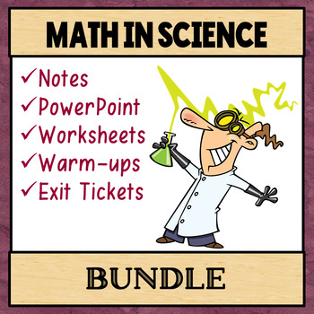 Preview of Math in Science BUNDLE