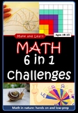 Math in nature and mathematical patterns STEM bundle of lo