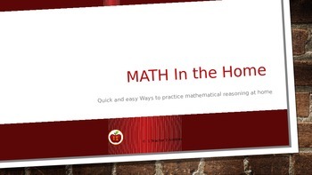 Preview of Math in the Home