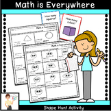Math is Everywhere - Shape Hunt Activity