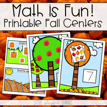 Preview of Math is Fun! Printable Fall Centers