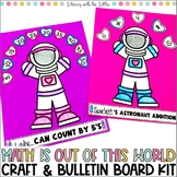 Math is Out of This World Valentine's Day Craft & Bulletin