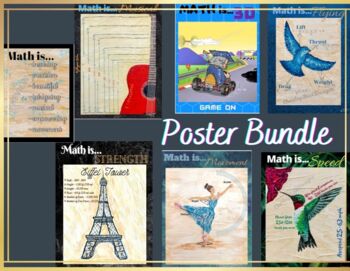 Preview of Math is... Series Seven Poster Bundle