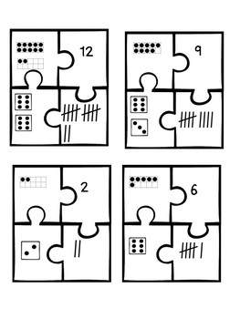 math jigsaw puzzles numbers 1 20 by wv reading guru tpt