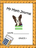 Math journal 3rd grade  CCSS aligned extended responses Part I