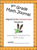 Math journal 4th grade CCSS aligned extended responses Part I