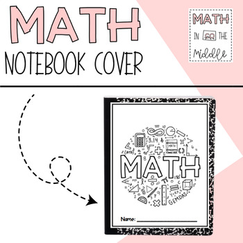Preview of Math notebook cover