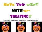 Math-or-Treat! Multi-Step Addition & Subtraction Practice 