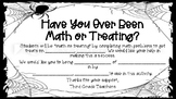 Math or Treating Word Problems