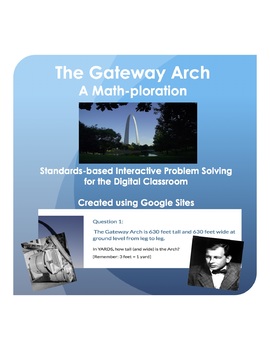 Preview of Math-ploration: Gateway Arch - Interactive Problem Solving (Digital Classroom)