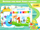 Math posters "Funny numbers"