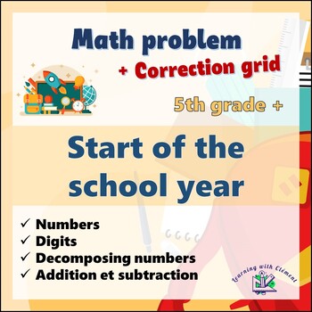 Preview of Math problem - Start of the school year