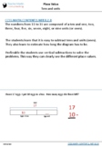 Math problems with Diagram (1.NBT.B.2.B Subtractions with 
