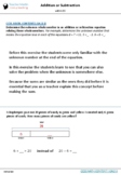 Math problems with Diagram (1.OA.D.8 Addition and Subtract