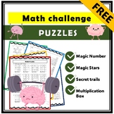 Math-puzzles - Magic squar - Magic Stars - Multiplication 