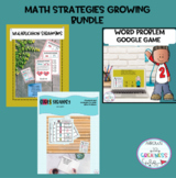 Math strategies - grades 2-4th growing bundle