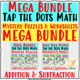 Tap the Dots Math Mega Bundle Mystery Puzzles and Worksheets