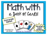 Math with a Deck of Cards {1st Grade Edition}
