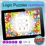 Number Logic Puzzles (Addition Subtraction sums with BOOM Learning cards)