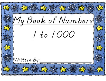 Preview of MathKnack 1-1000 Number Book