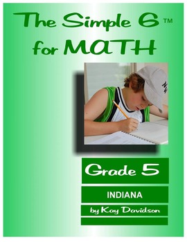 Preview of Indiana Math: The Simple 6 for Grade 5 Indiana Students