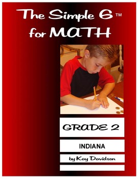 Preview of Indiana Math: The Simple 6 for Grade 2 Indiana Students