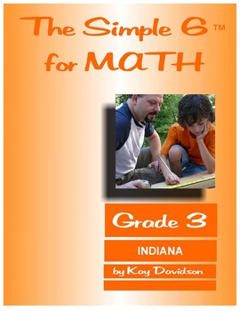 Preview of Indiana Math: The Simple 6 for Grade 3 Indiana Students