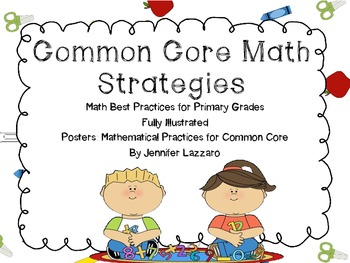 Preview of Mathematical Best Practices Posters for Primary Grades for Common Core