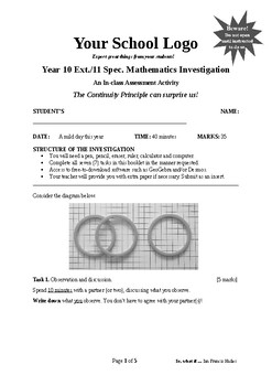 Preview of Mathematical Investigation (The Continuity Principle can surprise us)
