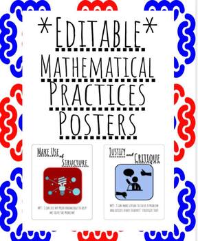 Preview of Mathematical Practices Classroom Posters