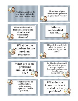 Preview of Mathematical Socratic Questioning Starter Cards
