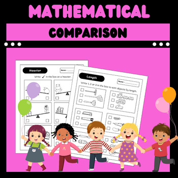 Preview of Mathematical intelligence : Math Activity Worksheets for Pre-K and Kindergarten.