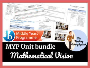Preview of Mathematical vision - MYP unit bundle