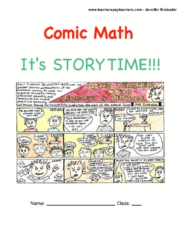Preview of Mathematician Project - Math Research - Creating Comics!