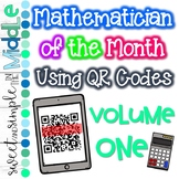 Mathematician of the Month using QR Codes - VOLUME 1