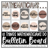Mathematicians Bulletin Board - Math Classroom Decor
