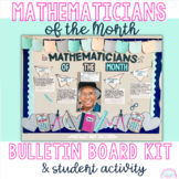 Mathematicians of the Month Bulletin Board Kit and Student