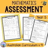 Maths Assessment Year 5 Australian Curriculum v8.4 and v9