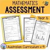 Maths Assessment Year 6 Australian Curriculum v8.4 and v9
