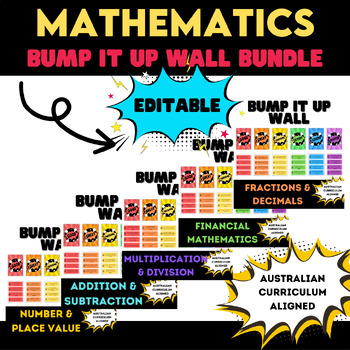 Preview of Mathematics Bump it up Wall BUNDLE