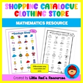 Mathematics Clothing Catalogue using Dollars and Cents