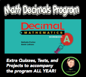 Preview of Mathematics Grade 6 Decimal Program