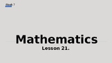 Mathematics ES1 WK 7 Lessons 21-24 (Powerpoint - Fractions)