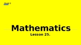 Mathematics ES1 WK 8 Lessons 25-28 (Powerpoint - Capactiy)