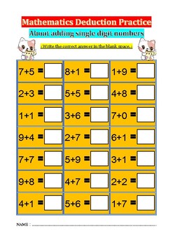 Mathematics Exercises by OK NAKA | TPT