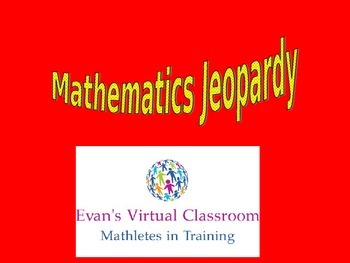 Preview of Mathematics Jeopardy Decimal Review