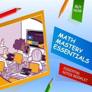 Preview of Mathematics Mastery Essentials: Grades 3-7 Bound Reference Booklet (25 pages)